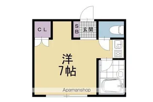 東山女子ハイツ【203号室】の間取り