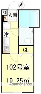 CFジオーレ北綾瀬テラス【1階】の間取り