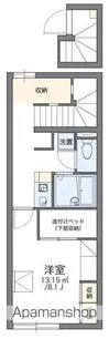 レオパレスMILE 桑南【202号室】の間取り