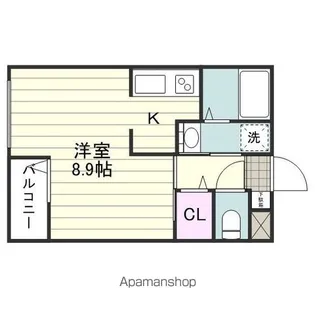 アーデルメゾン【302号室】の間取り