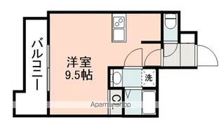 S−RESIDENCE加治屋町ACHIEVE【5階】の間取り