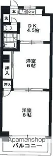アビテ・サンパティック【2階】の間取り