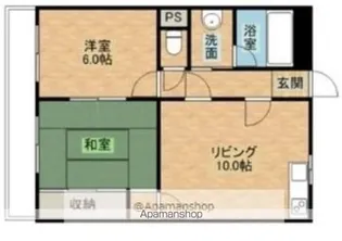 中島コーポラス【1階】の間取り