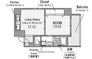 CITY SPIRE 日本橋高津(旧)ヴェルデカーサ高津【5階】の間取り