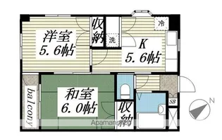 小川マンション【1階】の間取り