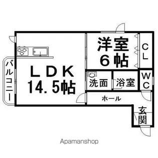ウイント【3階】の間取り