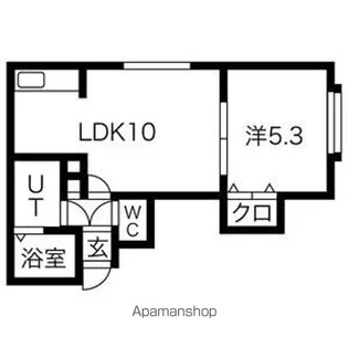 ノースリバー緑苑台【203号室】の間取り