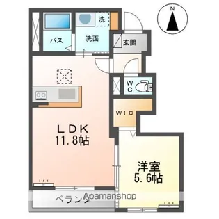 LONGRIVER四郎丸【1階】の間取り