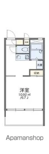 レオパレスフラワー【2階】の間取り