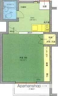 WHITE MAISON【13号室】の間取り