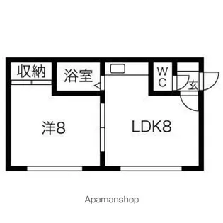 BESTー347【201号室】の間取り