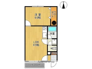 BMN【105号室】の間取り