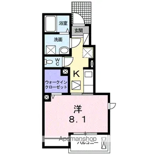 ロッド レーバーⅠ【1階】の間取り