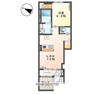 キャトルセゾンN【1階】の間取り