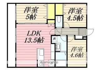 プレシャス多々良【303号室】の間取り