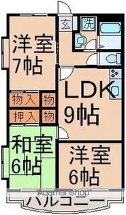 エクセレント 有山【3階】の間取り