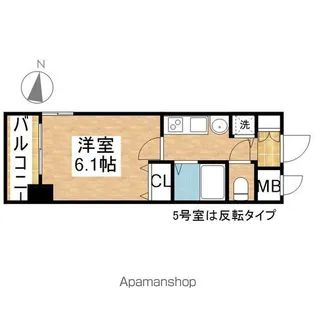 プレサンス泉セレグレード【5階】の間取り