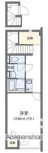 クレイノ柊【201号室】の間取り