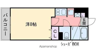 レキシントンスクエア大濠【3階】の間取り