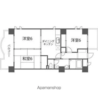 CENT BOUNO【6階】の間取り