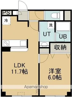 MGフォレスト【204号室】の間取り