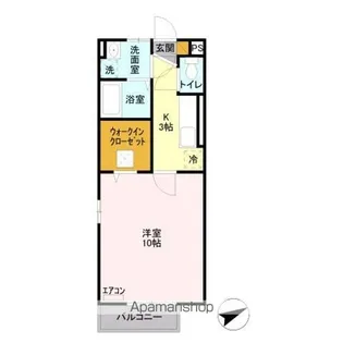 SUNSHINE BELL【1階】の間取り