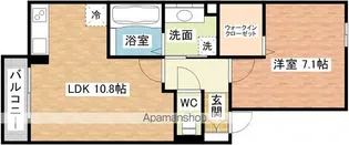 ベル フェリシア【2階】の間取り