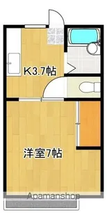 パナハイツ保坂【A105号号室】の間取り