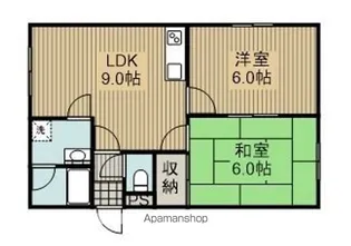 代々木ハイツ【202号室】の間取り