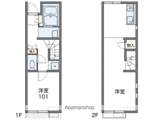 レオネクスト甘木インターサイド【1階】の間取り
