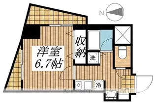 第7千代鶴ビル【8階】の間取り