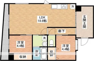 WINDMUHLE BUNKYO【2階】の間取り