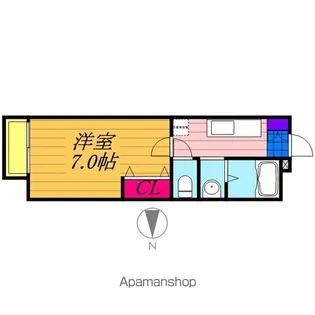 アクシス幕張【2階】の間取り