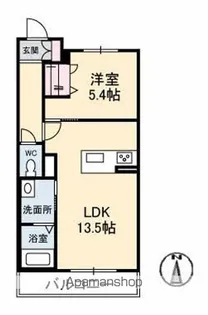 シャーメゾン丸亀【2階】の間取り