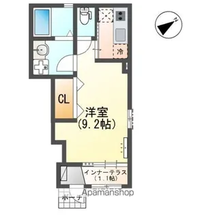 BON LYON (ボンリヨン)【1階】の間取り