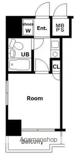 クリオ神奈川新町壱番館【2F-2号室】の間取り