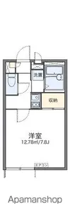 レオパレス沙羅ノ木【1階】の間取り