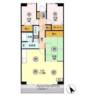 エスポワール八千代【6階】の間取り