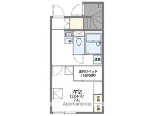 レオパレスフォンターナ【1階】の間取り