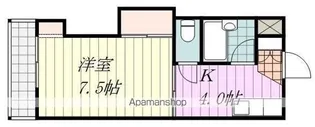 デコール余戸【507号室】の間取り