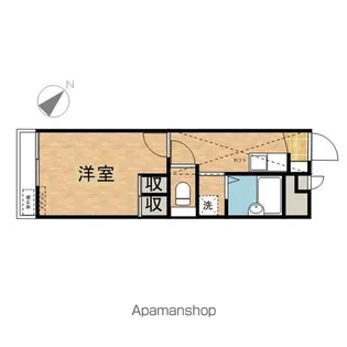 レオパレス七国レオン【1階】の間取り