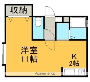 小枝ハウス【201号室】の間取り