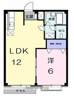 メゾン・ド・クレール【1階】の間取り