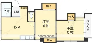 新光マンション【4階】の間取り