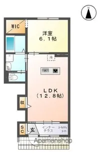 サニープレイス菅井【1階】の間取り