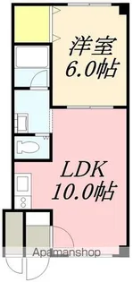 ピュアパレス栄町(ピュアパレスサカエマチ)【505号室】の間取り