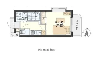 リュエル八幡【2階】の間取り