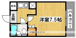 エスタイル中百舌鳥Ⅱ【2階】の間取り