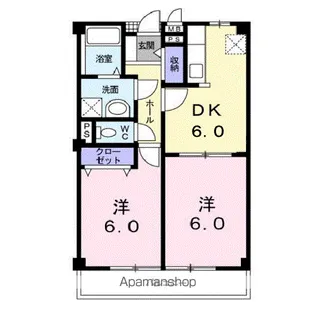 リヴィエールA【2階】の間取り