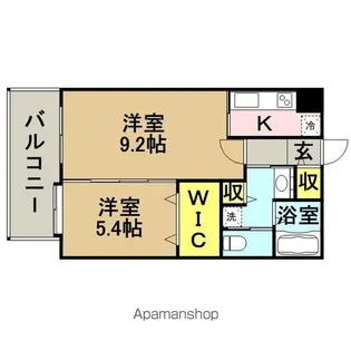 S−FORT筑紫通り【5階】の間取り